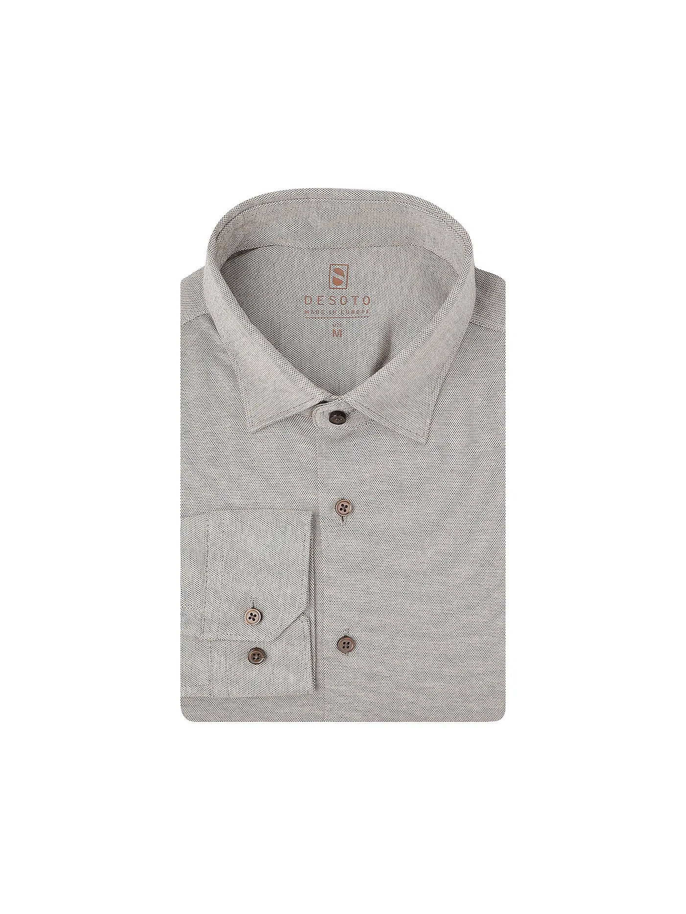DESOTO | Jerseyhemd Slim Fit | beige